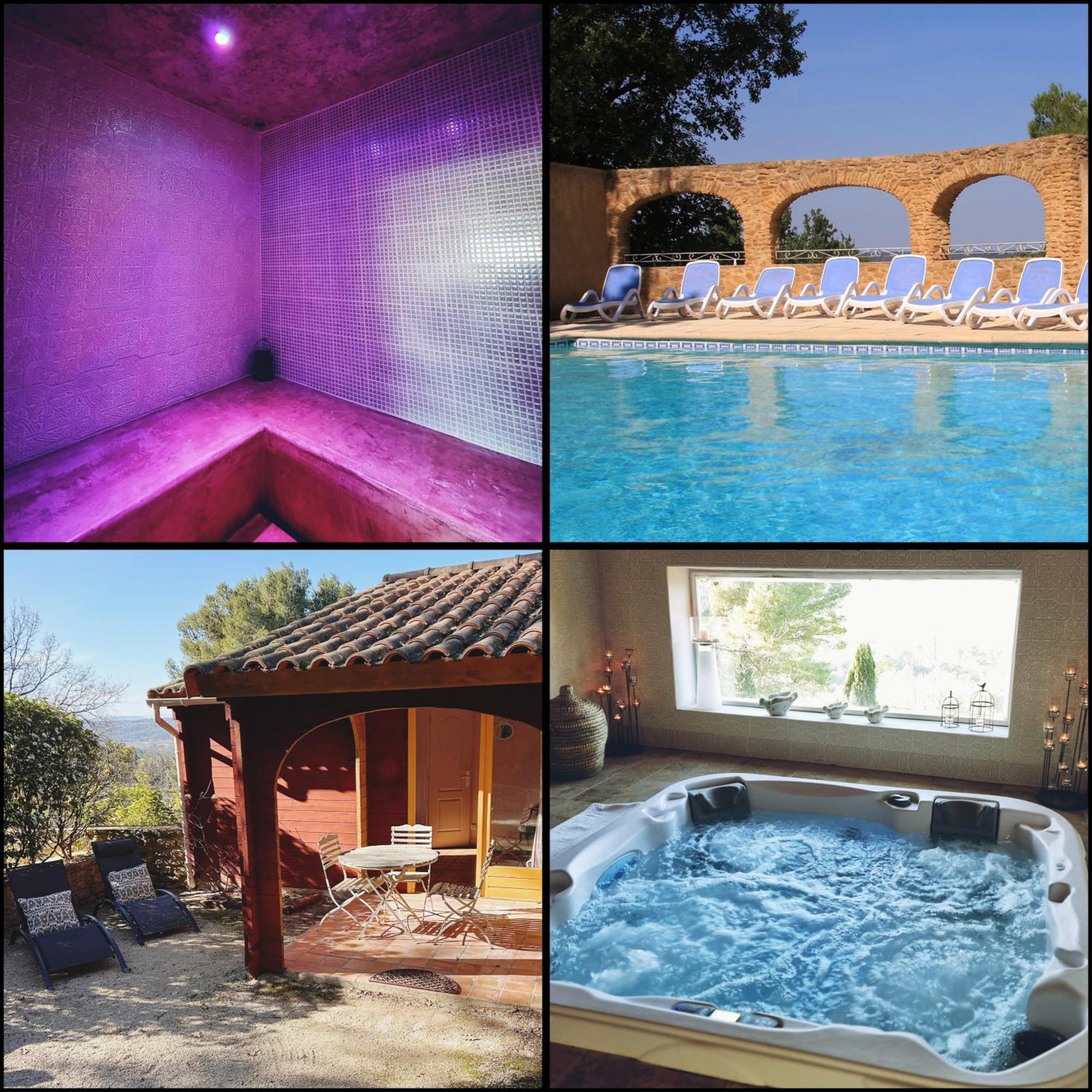 Pousterle De Sabran - Piscine & Hammam Daire Dış mekan fotoğraf